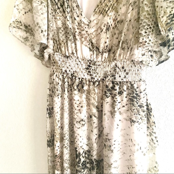 London Times Womens Size US 2 Snake Maxi Dress - Picture 7 of 9